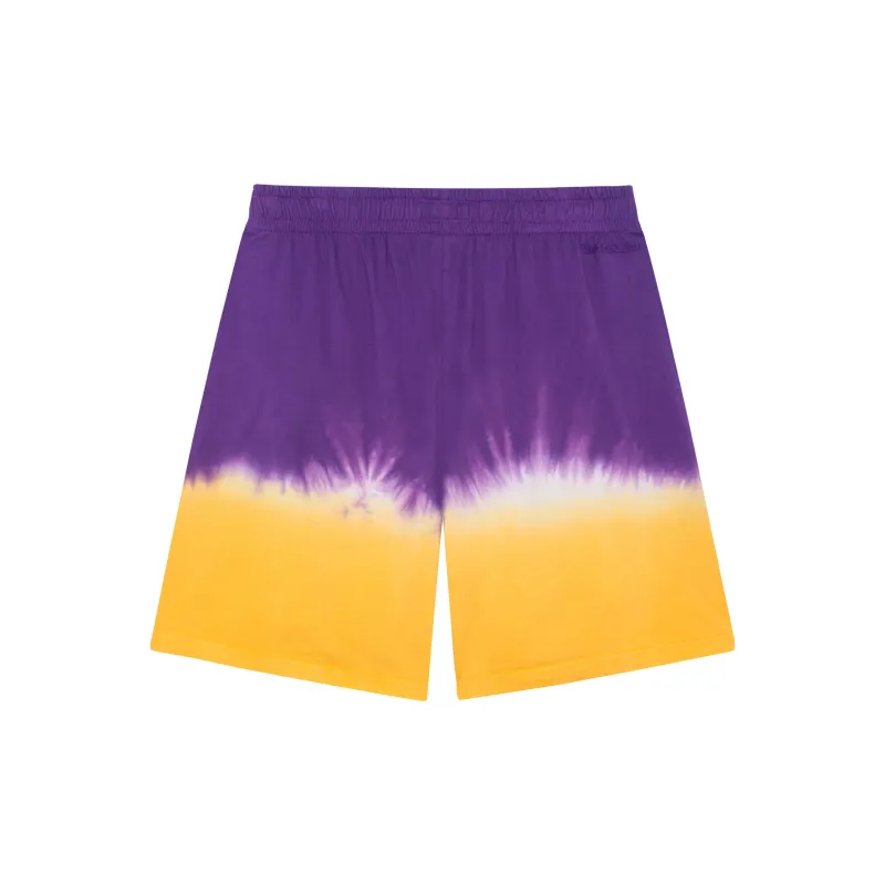 Mitchell & Ness Basketball Shorts Men's Purple Yellow-1