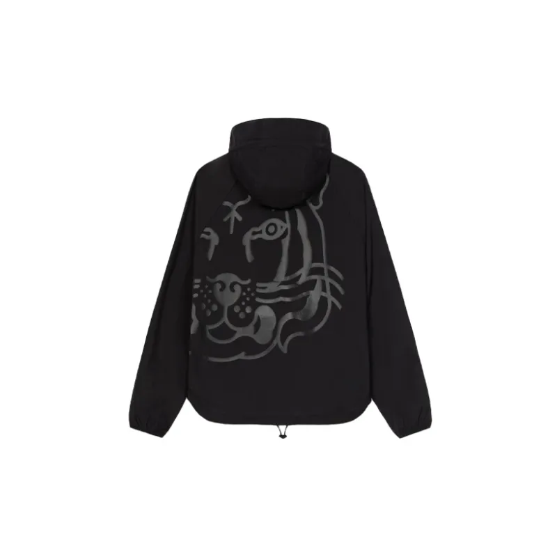 KENZO Logo Printed Hooded Jacket-1