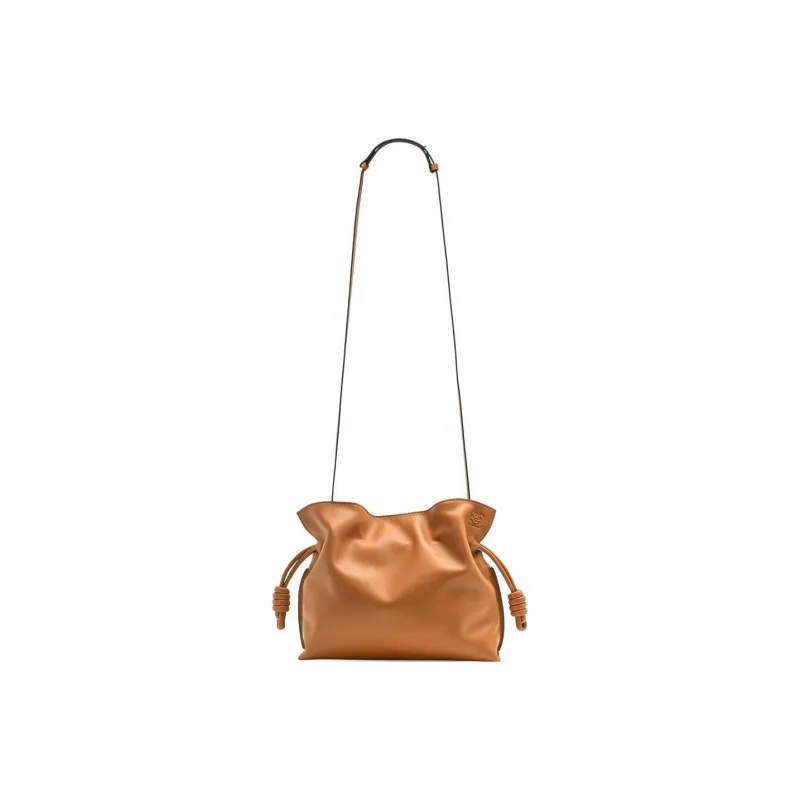 LOEWE Flamenco Clutch In Nappa Calfskin Warm Desert-4