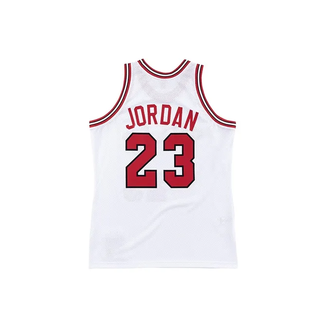 Mitchell Ness Basketball Jerseys Men White-1