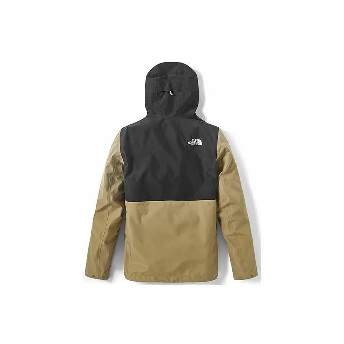 THE NORTH FACE Outdoor Hiking Water Resistant Windproof Breathable Windbreaker Jacket Men's Khaki-1