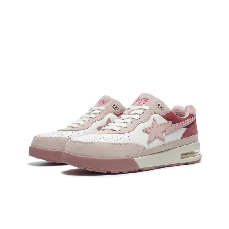 A BATHING APE ROAD STA 'Chalked Pastels' Stylish Skateboarding Shoes Men's Oxygen Pink-1