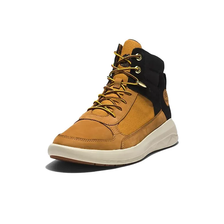 Timberland Bradsreet Ultra Chukka Anti-Slip Wear-Resistant High-Top Sports Casual Shoes Earth Yellow-2