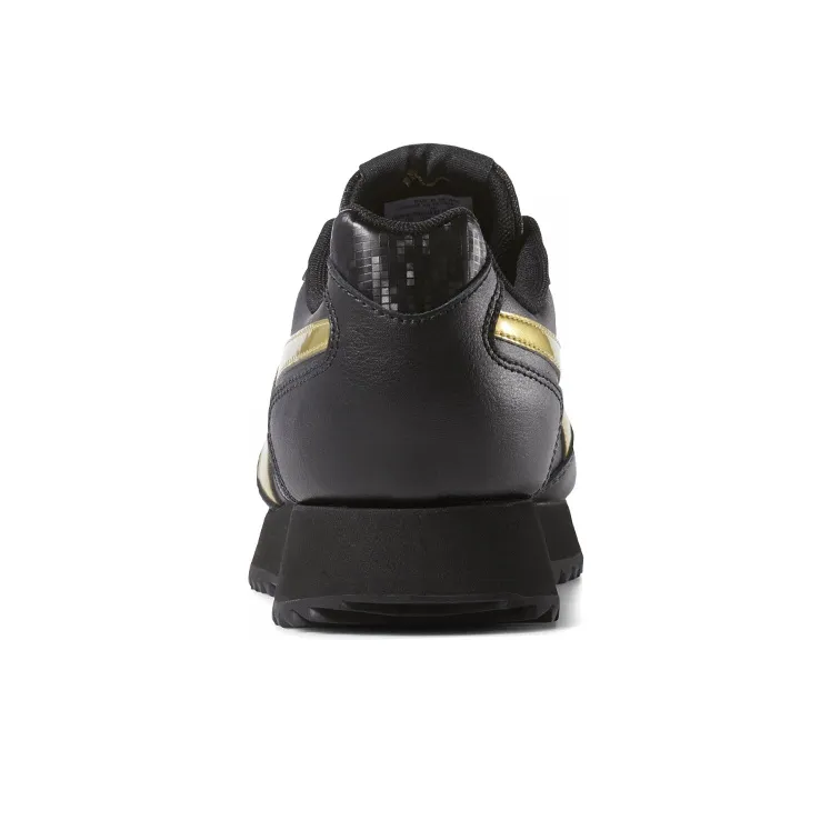 Reebok Royal Glide Ripple Double Low-Top Running Shoes Women's Black Gold-3