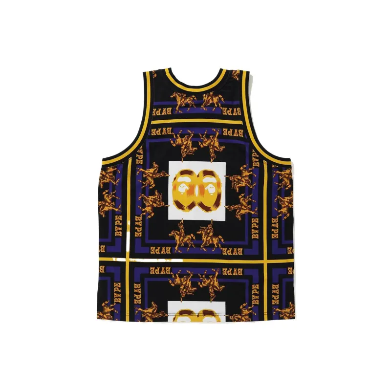 Bape Double Ape Head Basketball Tank Top-1