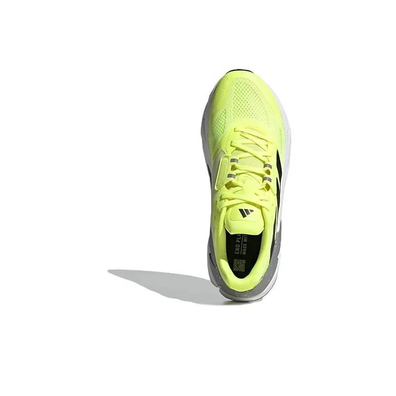 Adidas Adistar CS Wear Resistant Low Top Running Shoes Men's Neon Yellow-4