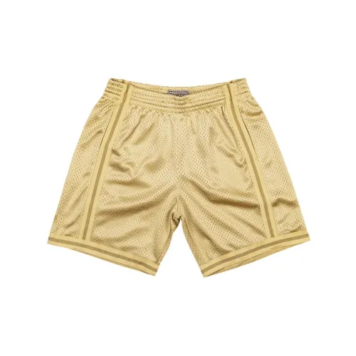 Mitchell Ness Basketball Shorts Unisex Gold Foil