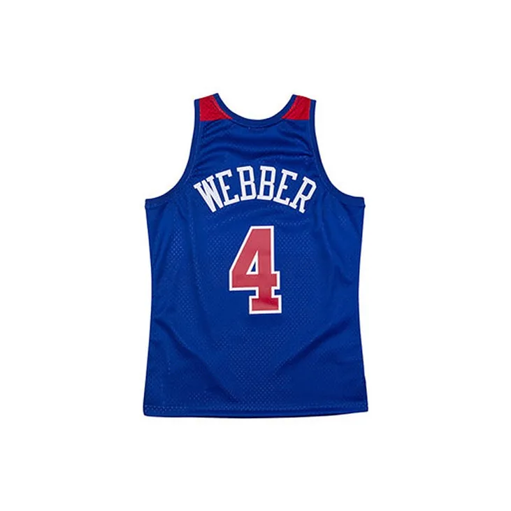 Mitchell Ness 1996/97 Ben Wallace Washington Bullets Authentic Jersey-1
