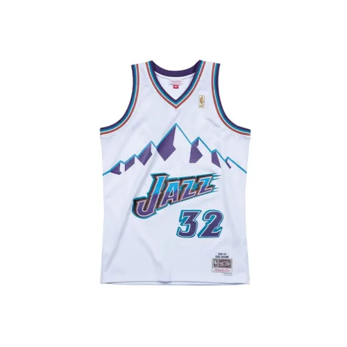 Mitchell Ness Basketball Jerseys Men White