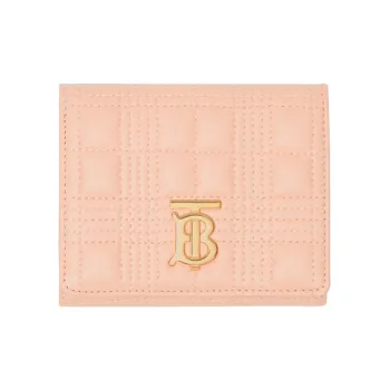 Burberry Lola Bag Lambskin Card Holder, Wallet Trumpets Women's Peach Pink