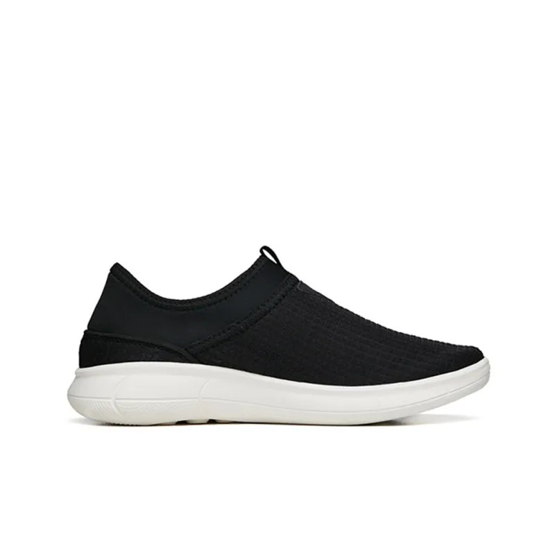 Anta Outdoor Collection Cushioned Anti Slip Wear Resistant Breathable Lightweight Low Top Casual Shoes Men's Black-1