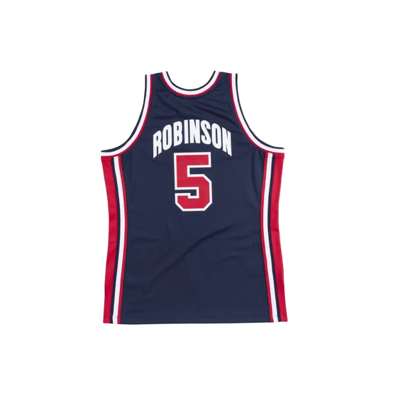 Mitchell Ness Authentic 'Team Usa 1992 David Robinson' Jersey-1