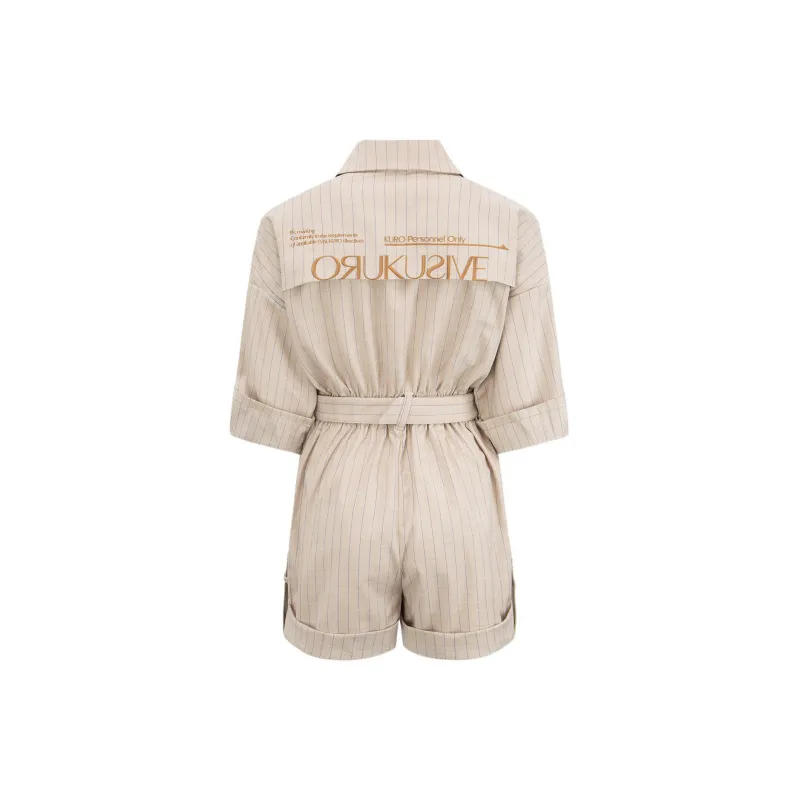 EVISU Jumpsuits Women's Beige-1