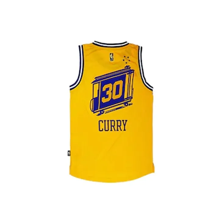 Adidas Basketball Jersey Men's Yellow-1