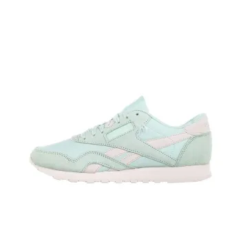Reebok Classic Nylon Wear-Resistant Low-Top Running Shoes Women's Mint Green