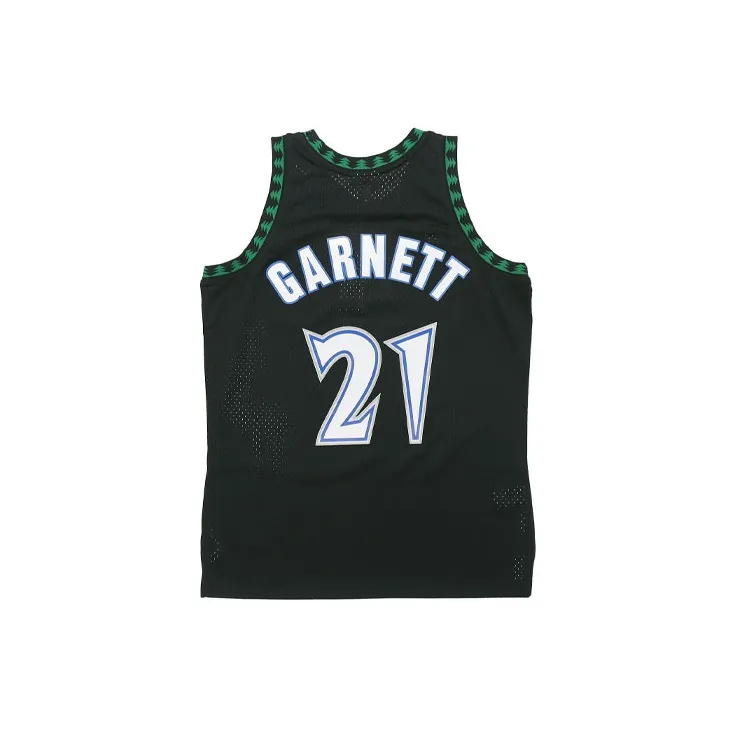Mitchell & Ness Minnesota Timberwolves Alternate 1997 98 Kevin Garnett Swingman Jersey-1