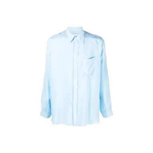 NANUSHKA Shirts Men Blue