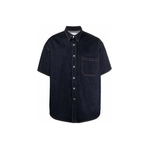 NANUSHKA Shirts Men Blue