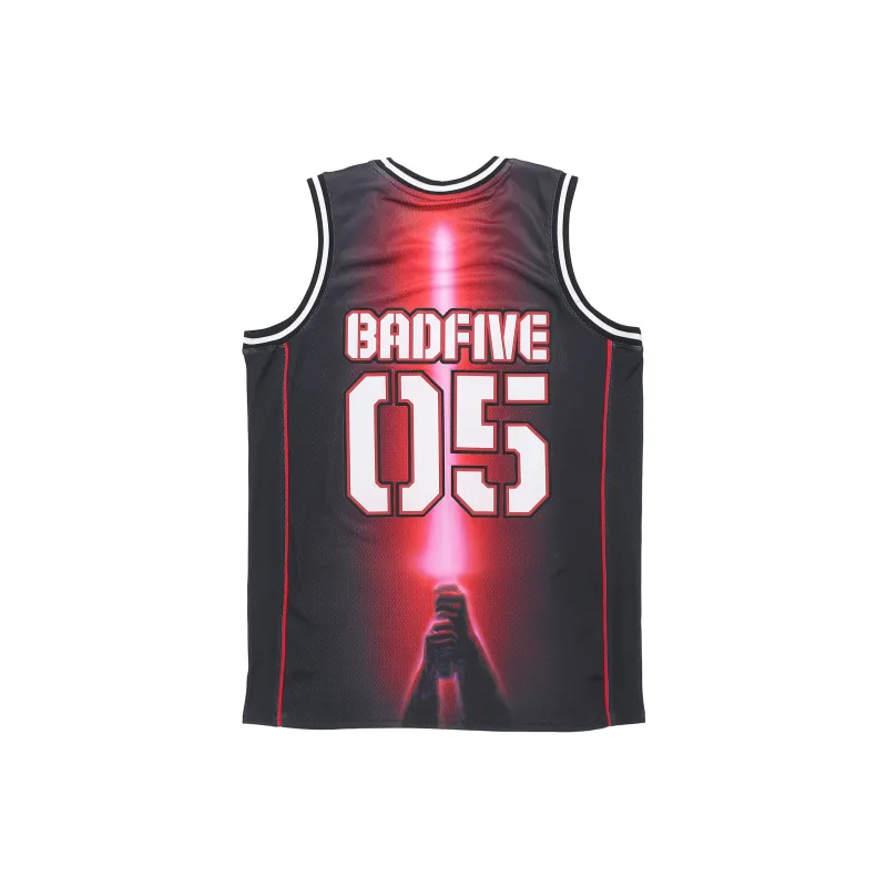LiNing Basketball Jersey Men's Black Red-1