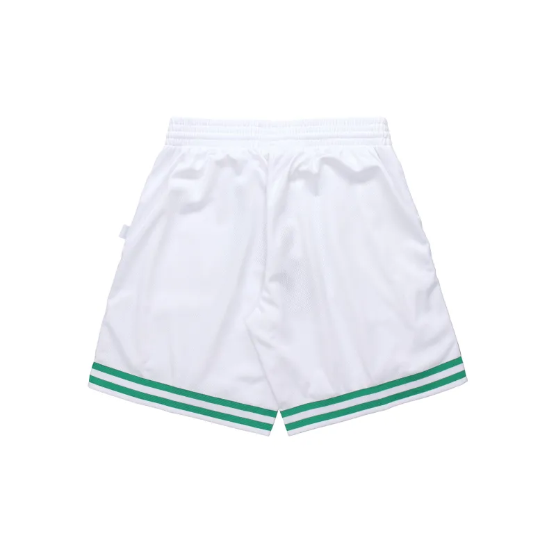 Mitchell & Ness Basketball Shorts Men's White/Green-1