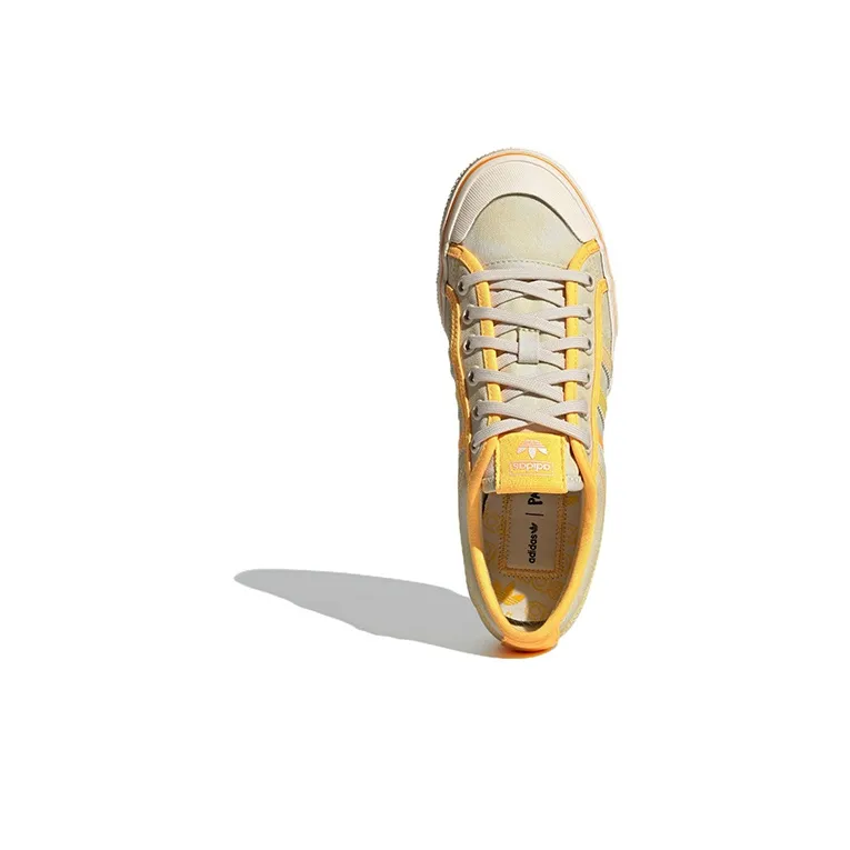 Adidas Nizza Platform Lo Parley Almost Yellow Orange Tint Women's-4