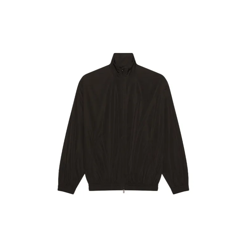 Balenciaga Windbreaker Jacket Regular Fit Men's Black-1