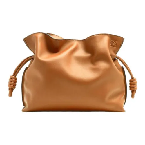 LOEWE Flamenco Clutch In Nappa Calfskin Warm Desert