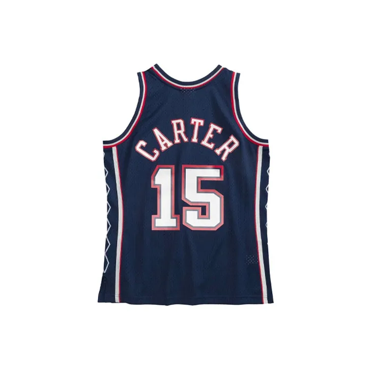 Mitchell & Ness Basketball Jerseys Men's Navy Blue-1
