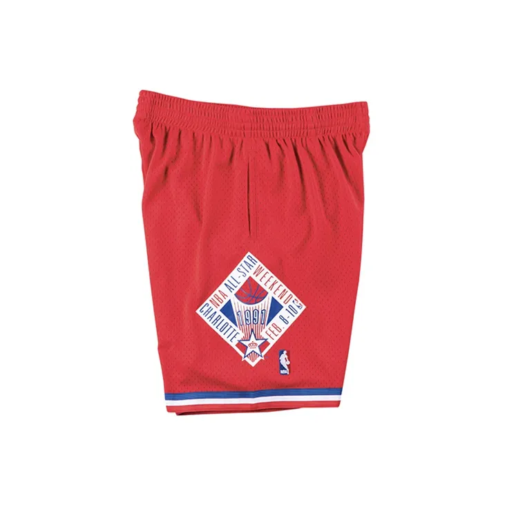 Mitchell & Ness Basketball Shorts Men's Red-2