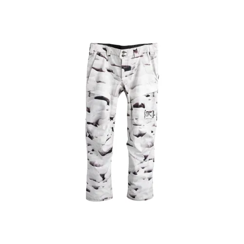 BURTON AK Ski Pants Men White/Black