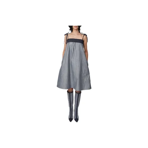 KIMHEKIM Sleeveless Dresses Women's Gray