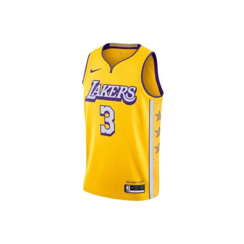 Nike X NBA Basketball Jerseys Unisex Yellow