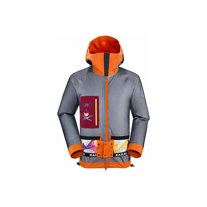 KAILAS x DANAOTIANGONG Windbreaker Jacket Men's Oxidized Orange-2