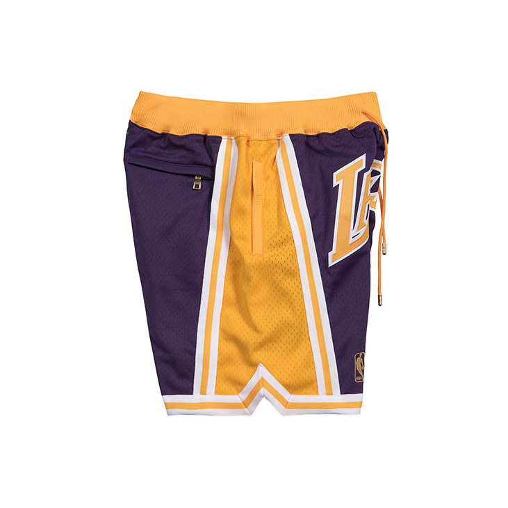 Just Don Los Angeles Lakers Road Shorts Purple Away Small
