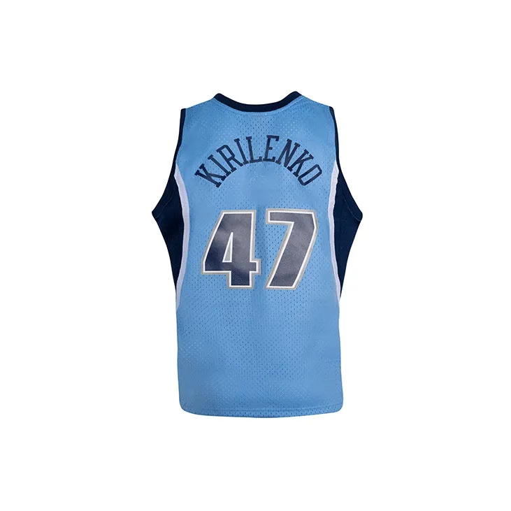 Mitchell Ness Basketball Jerseys Men Light Blue-1