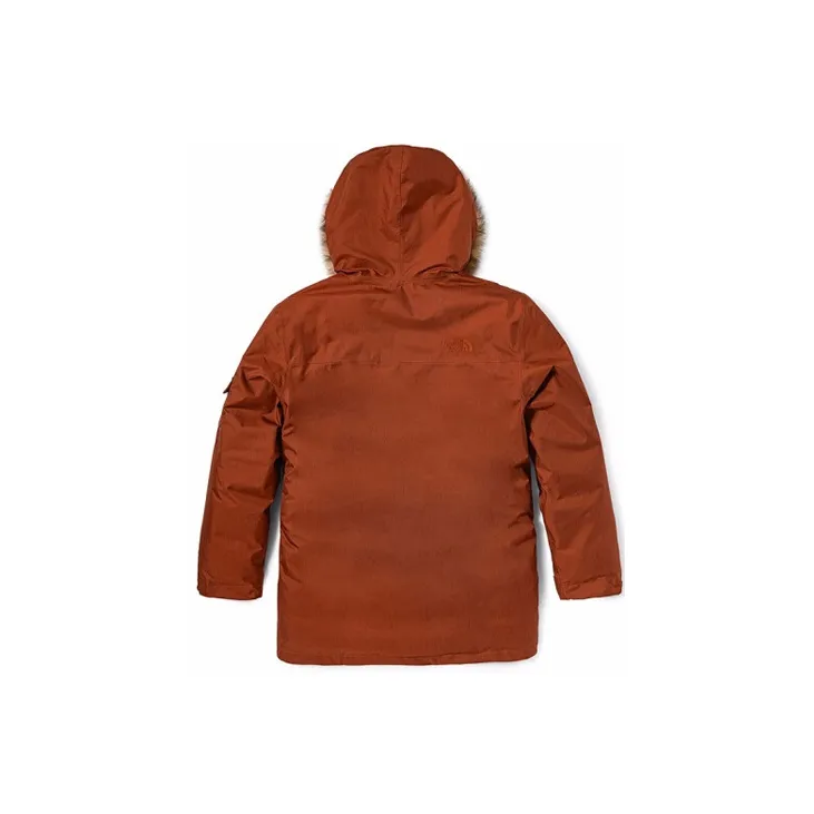 THE NORTH FACE City Outdoor Collection Outdoor Hiking Waterproof And Warm Windbreaker Jacket Men's Brick Red-1