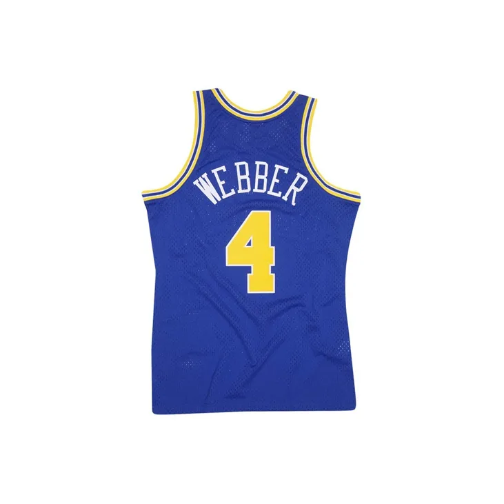 Mitchell Ness Nba Swingman 'Warriors Road 93 04 Webber' Jersey-1