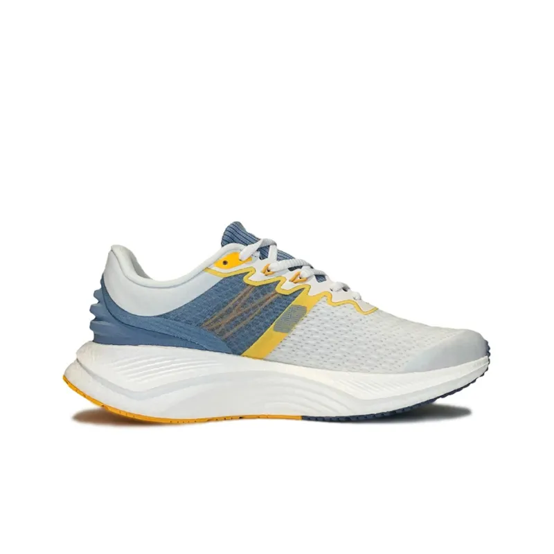 LiNing YueYing Breathable And Resilient Low-Top Running Shoes Men's White Blue Yellow-1