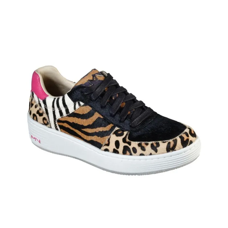 Skechers Skateboard Shoes Women's Low-Top Leopard Print-2