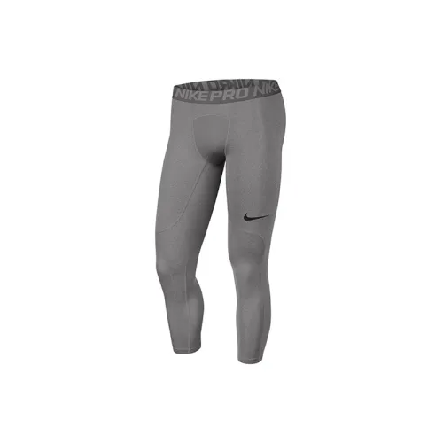 Nike Pro Dri-FIT Men Training Compression Leggings Carbon Gray