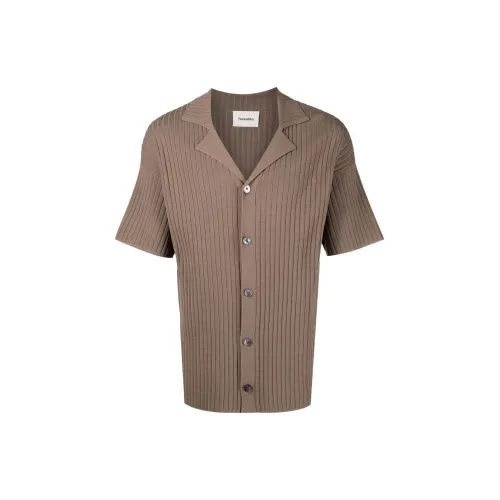 NANUSHKA Shirts Men Brown