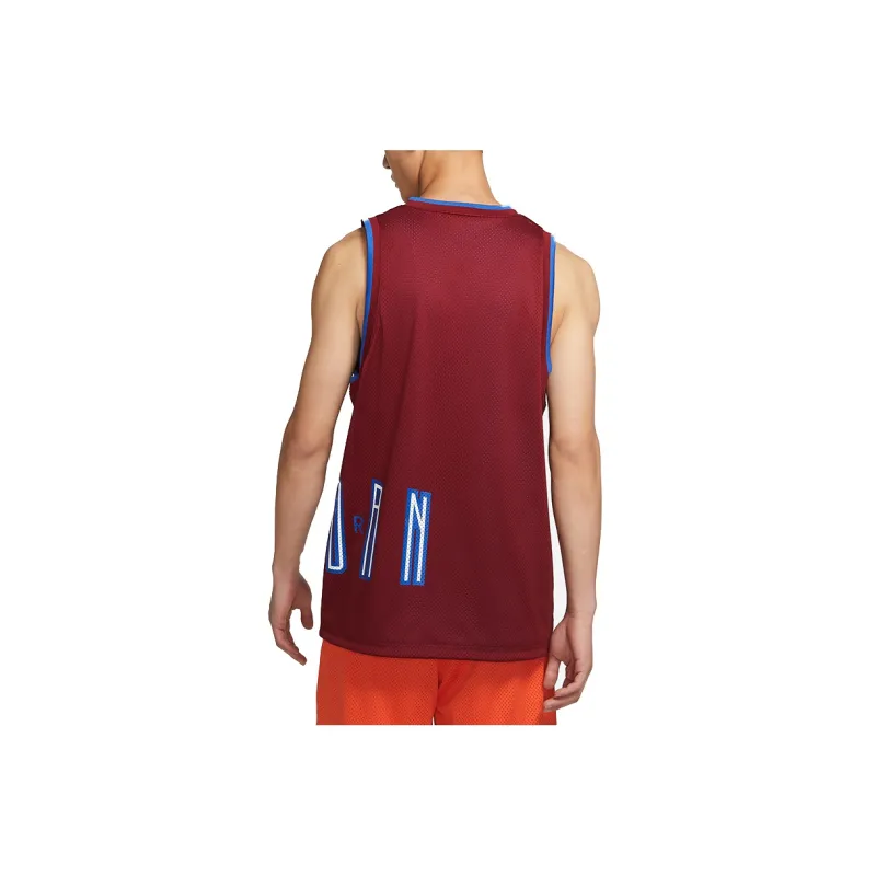 Jordan Basketball Jerseys Men's Burgundy-1