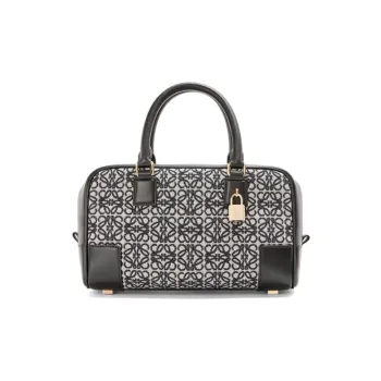 LOEWE Amazona Calfskin Shoulder Bag, Crossbody Bag, Handbag Trumpets Women's Marine Blue/Gray