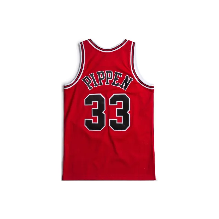 Mitchell & Ness Chicago Bulls Road 1997 98 Scottie Pippen Swingman Jersey-1