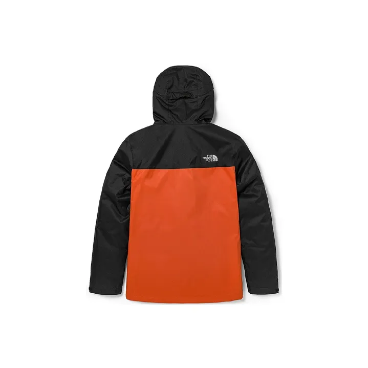 THE NORTH FACE Water Resistant Windproof Breathable Wear Resistant Warm Windbreaker Jacket Men's Orange Red-1