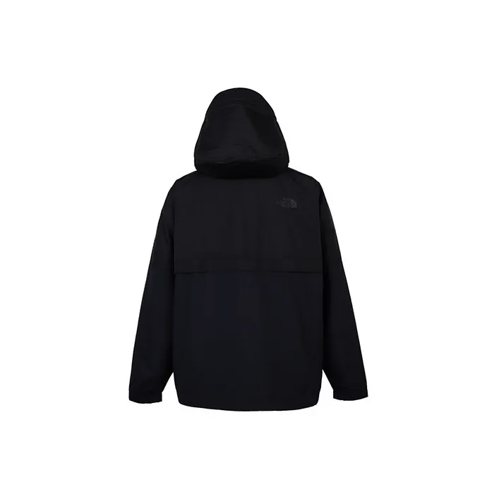 THE NORTH FACE Outdoor Hiking Windproof Wear-Resistant Water-Repellent Windbreaker Jacket Men's Black-1