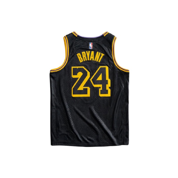 Nike Los Angeles Lakers Kobe Bryant Black Mamba City Edition Swingman Jersey POIZON