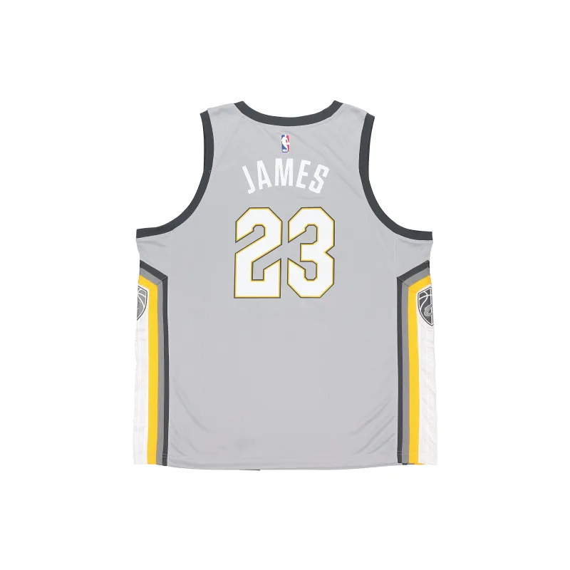 Nike Nike X NBA Basketball Jerseys Men's Gray-1