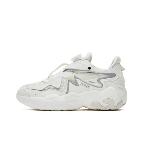 Erke Casual Shoes Women's Low Top White/Gray