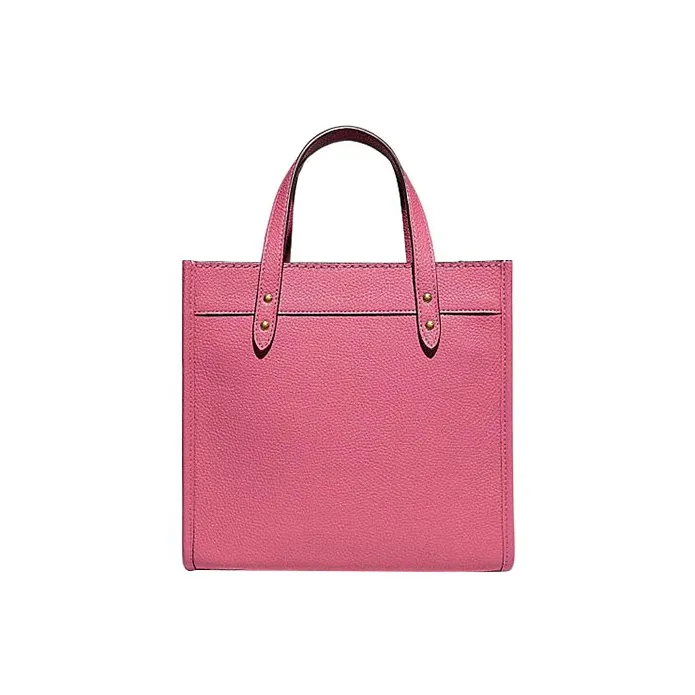 COACH Field Cow Leather Tote Bag Shopping Bag Handbag Shoulder Bag Crossbody Bag Small Size Women's Pink-2